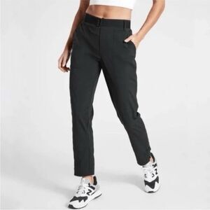 Athleta Trekkie Belted Pant Black Size 0